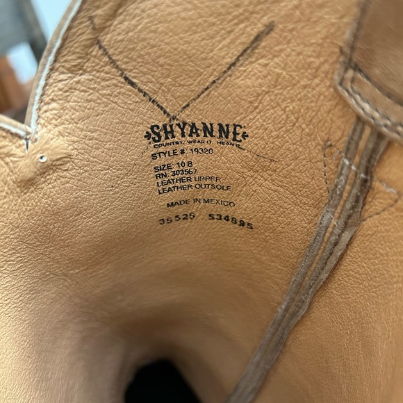 Shyanne Brown Embroidered Heeled Boots - Picture 8 of 8